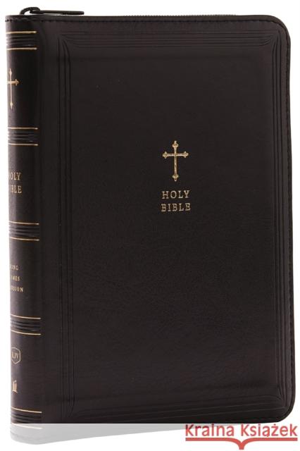 KJV Compact Bible w/ 43,000 Cross References, Black Leathersoft with zipper, Red Letter, Comfort Print: Holy Bible, King James Version: Holy Bible, King James Version Thomas Nelson 9781400333486