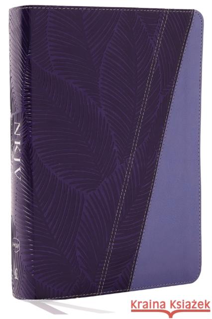 NKJV Study Bible, Leathersoft, Purple, Full-Color, Thumb Indexed, Comfort Print: The Complete Resource for Studying God’s Word  9781400335374 Thomas Nelson Publishers
