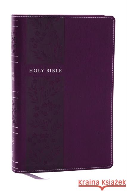 NKJV Personal Size Large Print Bible with 43,000 Cross References, Purple Leathersoft, Red Letter, Comfort Print (Thumb Indexed) Thomas Nelson 9781400335466 Thomas Nelson Publishers