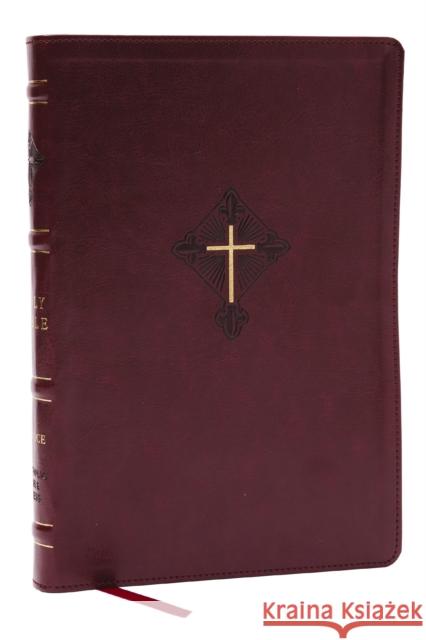 RSV2CE, Thinline Large Print Catholic Bible, Crimson Leathersoft, Comfort Print Catholic Bible Press 9781400337545 Thomas Nelson Publishers