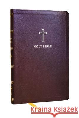 KJV Holy Bible, Ultra Thinline, Burgundy Bonded Leather, Red Letter, Comfort Print Thomas Nelson 9781400338351