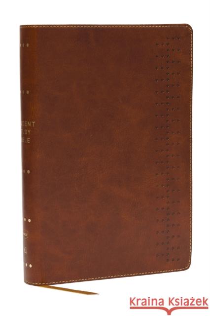Student Study Bible: A Guide to Knowing and Living God’s Word (NKJV, Brown Leathersoft, Red Letter, Comfort Print) Thomas Nelson 9781400340224 Thomas Nelson
