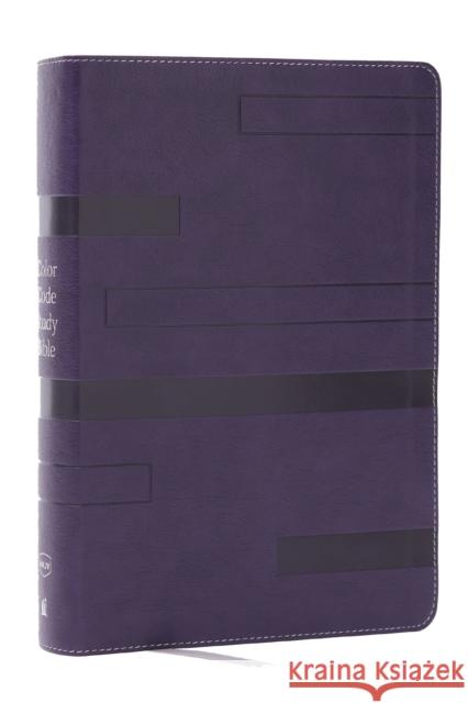 Color Code Study Bible, Revealing God's Truth Color by Color (NKJV, Purple Leathersoft, Red Letter, Thumb Indexed) Thomas Nelson 9781400341429 Thomas Nelson