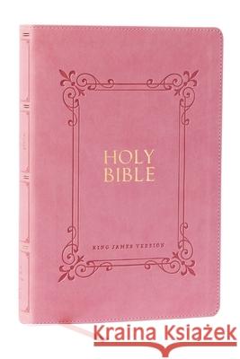 KJV Holy Bible: Large Print with 53,000 Center-Column Cross References, Pink Leathersoft, Red Letter, Comfort Print: King James Version Thomas Nelson 9781400341887 Thomas Nelson