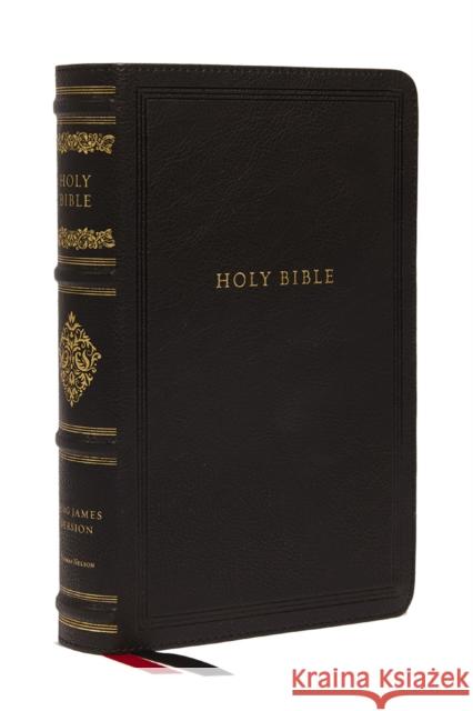 KJV Large Print Reference Bible, Black Leathersoft, Red Letter, Comfort Print, Thumb Indexed (Sovereign Collection): Holy Bible, King James Version Thomas Nelson 9781400344154 Thomas Nelson