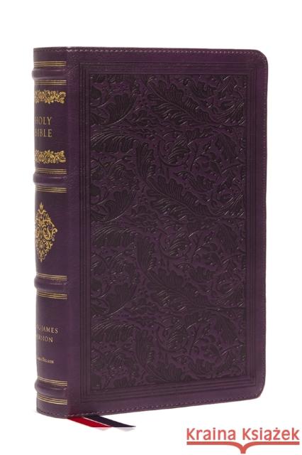 KJV Large Print Reference Bible, Purple Leathersoft, Red Letter, Comfort Print (Sovereign Collection): Holy Bible, King James Version Thomas Nelson 9781400344239 Thomas Nelson