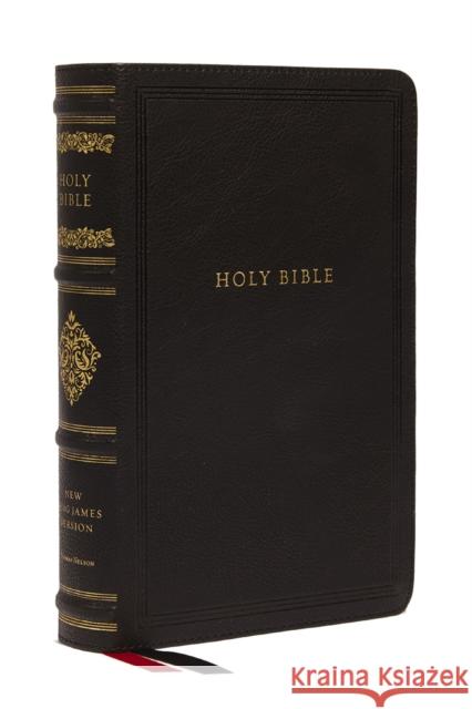 NKJV Large Print Reference Bible, Black Leathersoft, Red Letter, Comfort Print (Sovereign Collection): Holy Bible, New King James Version Thomas Nelson 9781400344246 Thomas Nelson