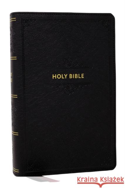 KJV Personal Size Large Print End-of-Verse Reference Bible, Black Leathersoft, Red Letter, Comfort Print Thomas Nelson 9781400347834 Thomas Nelson