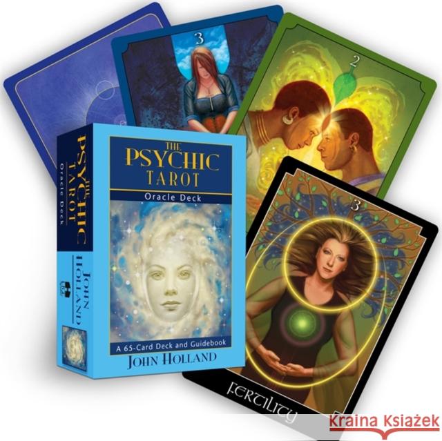 The Psychic Tarot Oracle Cards: A 65-Card Deck, Plus Booklet! Holland, John 9781401918668