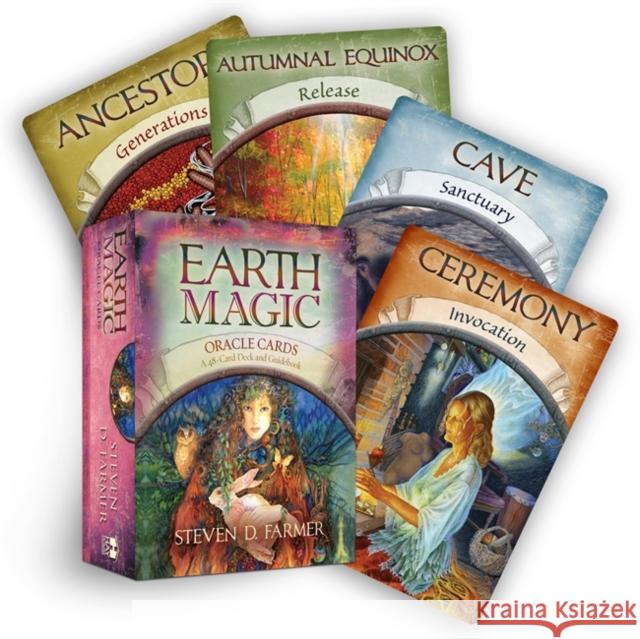 Earth Magic Oracle Cards: A 48-Card Deck and Guidebook Farmer, Steven D. 9781401925352