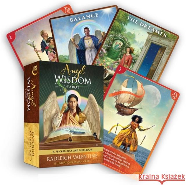 Angel Wisdom Tarot: A 78-Card Deck and Guidebook Valentine, Radleigh 9781401956707