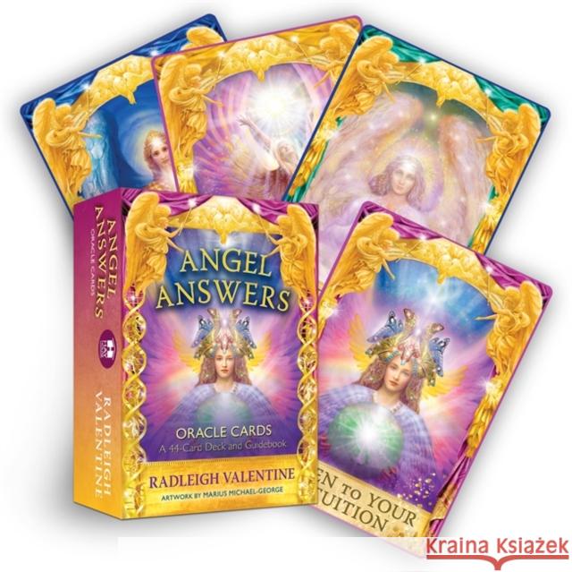 Angel Answers Oracle Cards: A 44-Card Deck and Guidebook Radleigh Valentine 9781401959241