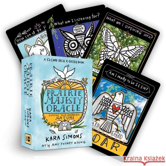 Prairie Majesty Oracle: A 52-Card Deck and Guidebook Kara Simons Amy Putne 9781401968618 Hay House