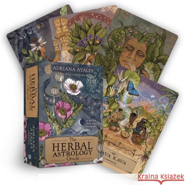 The Herbal Astrology Oracle: A 55-Card Deck and Guidebook Adriana Ayales 9781401969035 Hay House