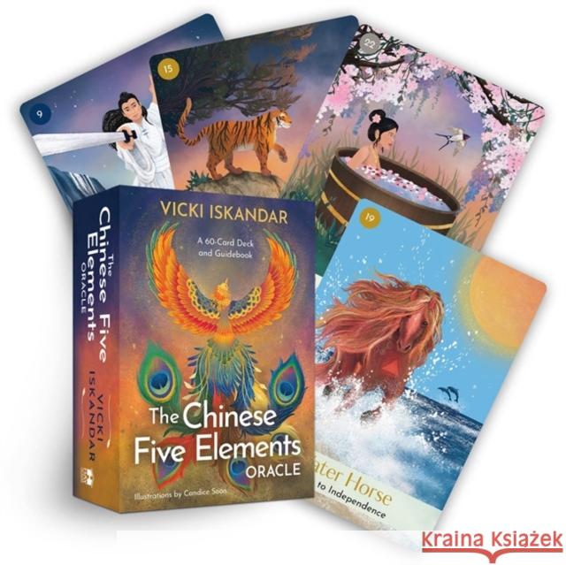 The Chinese Five Elements Oracle: A 60-Card Deck and Guidebook Victoria Iskandar Candice Soon 9781401970635 Hay House