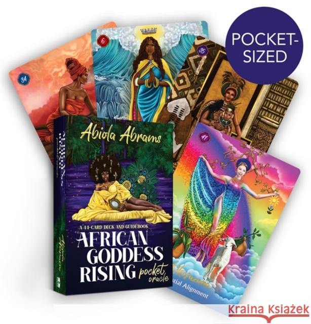 African Goddess Rising Pocket Oracle: A 44-Card Deck and Guidebook Abiola Abrams 9781401973643 Hay House