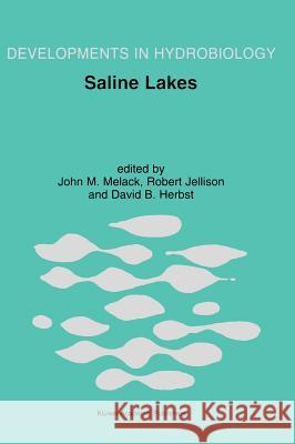 Saline Lakes: Publications from the 7th International Conference on Salt Lakes, held in Death Valley National Park, California, U.S.A., September 1999 John M. Melack, Robert Jellison, David B. Herbst 9781402005671