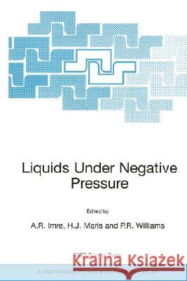 Liquids Under Negative Pressure : Proceedings of the NATO Advanced Research Workshop of Liquids Under Negative Pressure Budapest, Hungary 23-25 February 2002 A. R. Imre A. R. Imre H. J. Maris 9781402008955 