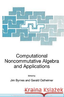 Computational Noncommutative Algebra and Applications Byrnes, Jim 9781402019838 Kluwer Academic Publishers