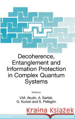 Decoherence, Entanglement and Information Protection in Complex Quantum Systems: Proceedings of the NATO Arw on Decoherence, Entanglement and Informat Akulin, Vladimir M. 9781402032813 Springer