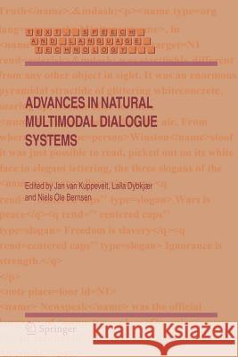 Advances in Natural Multimodal Dialogue Systems Jan Va Laila Dybkjaer Niels Ole Bernsen 9781402039348 Springer London