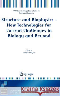 Structure and Biophysics - New Technologies for Current Challenges in Biology and Beyond Joseph D. Puglisi 9781402058981