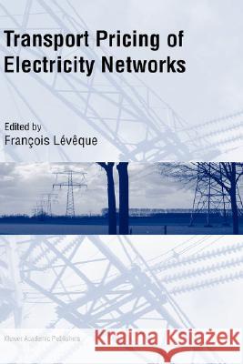 Transport Pricing of Electricity Networks Francois Leveque Leveque Ed Francois Frangois Livjque 9781402074554 Springer