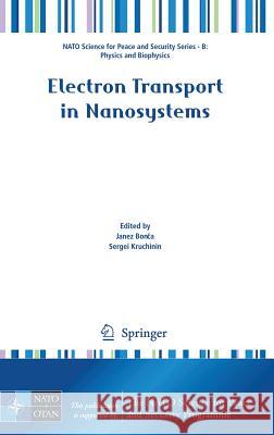 Electron Transport in Nanosystems Janez Bonca Sergei Kruchinin 9781402091445 Springer