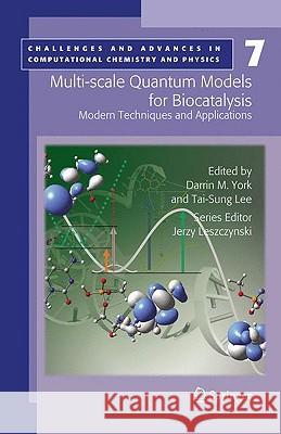 Multi-Scale Quantum Models for Biocatalysis: Modern Techniques and Applications York, Darrin M. 9781402099557 Springer