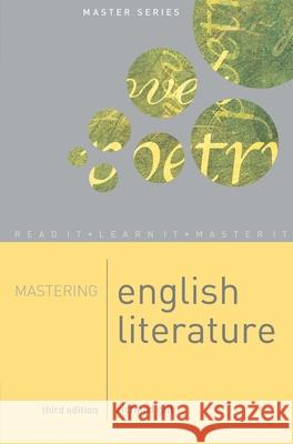 Mastering English Literature Richard Gill 9781403944887