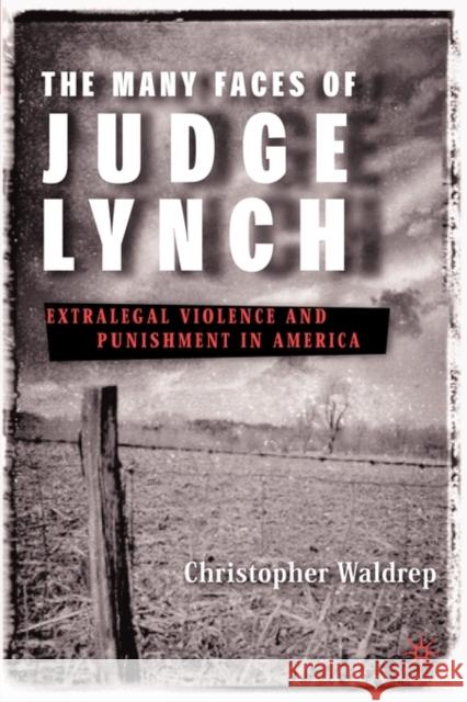 The Many Faces of Judge Lynch: Extralegal Violence and Punishment in America Waldrep, C. 9781403967114