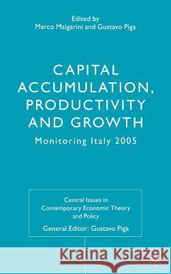 Capital Accumulation, Productivity and Growth: Monitoring Italy 2005 Malgarini, M. 9781403987501 Palgrave MacMillan