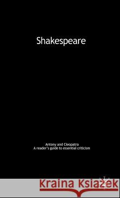 Shakespeare: Antony and Cleopatra Potter, Nicholas 9781403990402 Palgrave MacMillan