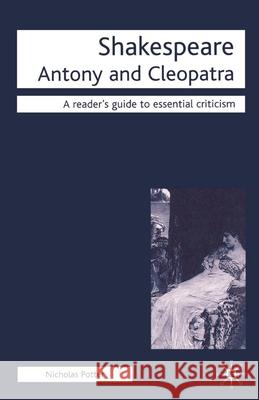 Antony and Cleopatra Nicholas Potter 9781403990419 0