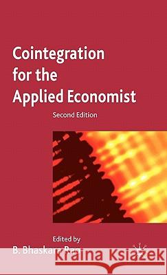 Cointegration for the Applied Economist B. Bhaskara Rao 9781403996145