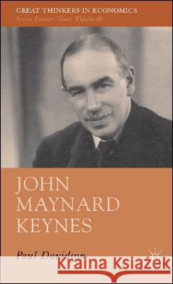 John Maynard Keynes Paul Davidson 9781403996237