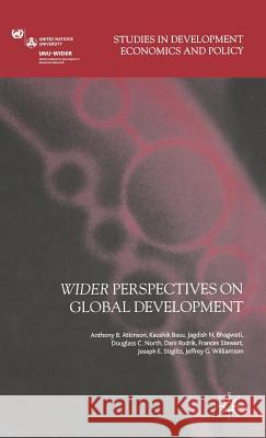 Wider Perspectives on Global Development Unu Wider 9781403996268 Palgrave MacMillan