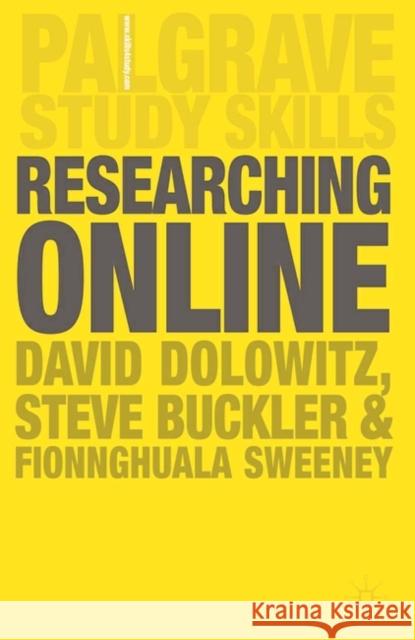 Researching Online D Dolowitz 9781403997227 0