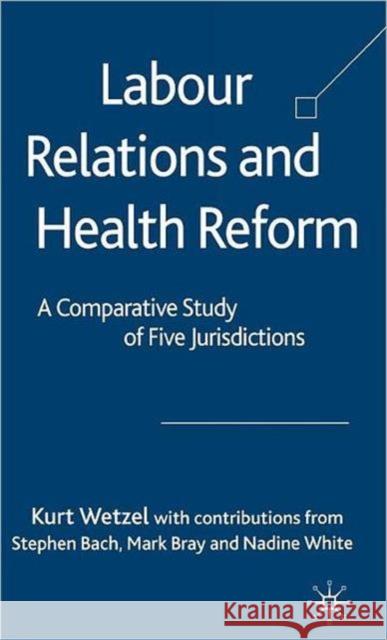 Labour Relations and Health Reform: A Comparitive Study of Five Jurisdictions Wetzel, K. 9781403998651 Palgrave MacMillan