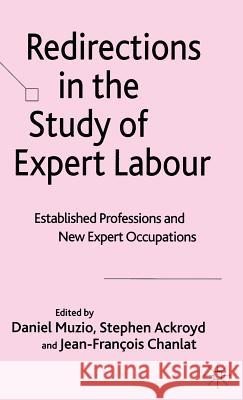 Redirections in the Study of Expert Labour: Established Professions and New Expert Occupations Muzio, D. 9781403998705 Palgrave MacMillan