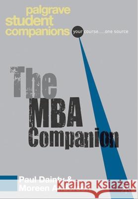 The MBA Companion Paul Dainty 9781403998859