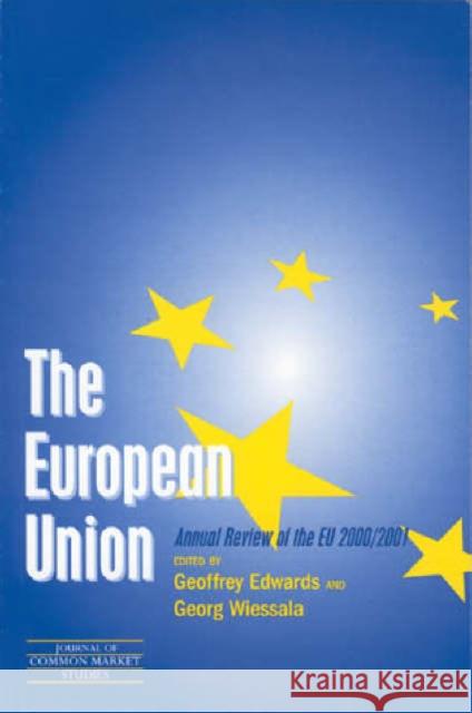 The European Union: The Annual Review 2001 / 2002 Wiessala, Georg 9781405105385