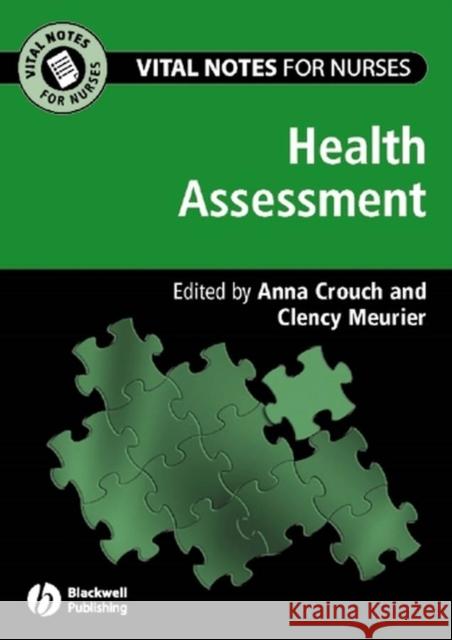 Health Assessment Anna Crouch 9781405114585 0