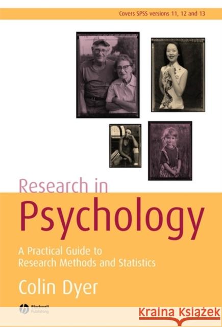 Research in Psychology Dyer, Colin 9781405125260