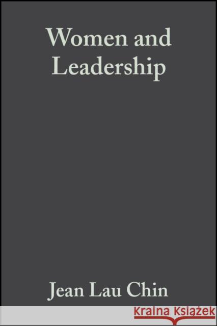 Women and Leadership: Transforming Visions and Diverse Voices Chin, Jean Lau 9781405155830
