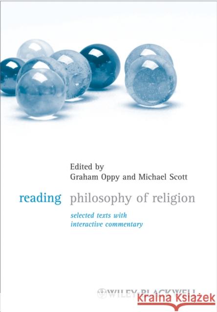 Reading Philosophy of Religion  Oppy 9781405170819 0