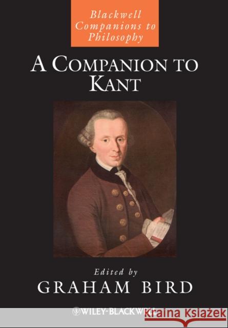 A Companion to Kant Graham Bird 9781405197595