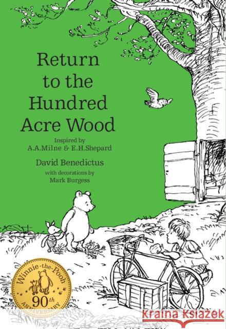 Winnie-the-Pooh: Return to the Hundred Acre Wood David Benedictus 9781405284561 HarperCollins Publishers