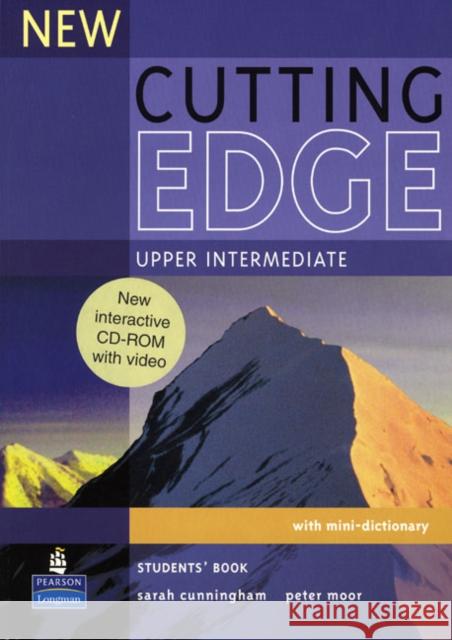 New Cutting Edge Upper Intermediate Students Book and CD-Rom Pack Sarah Cunningham 9781405852302 0