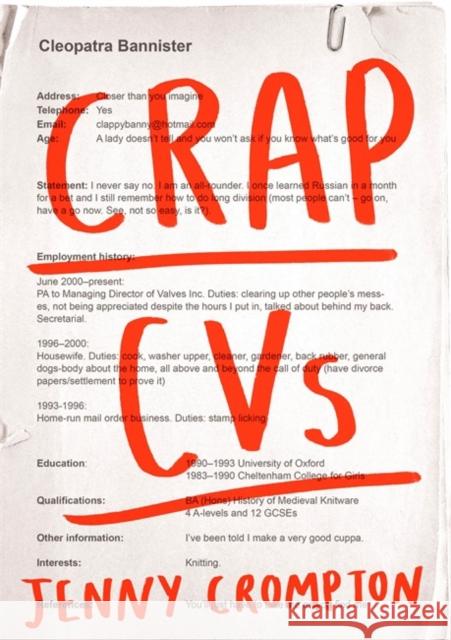 Crap CVs Jenny Crompton 9781405918671 PENGUIN GROUP